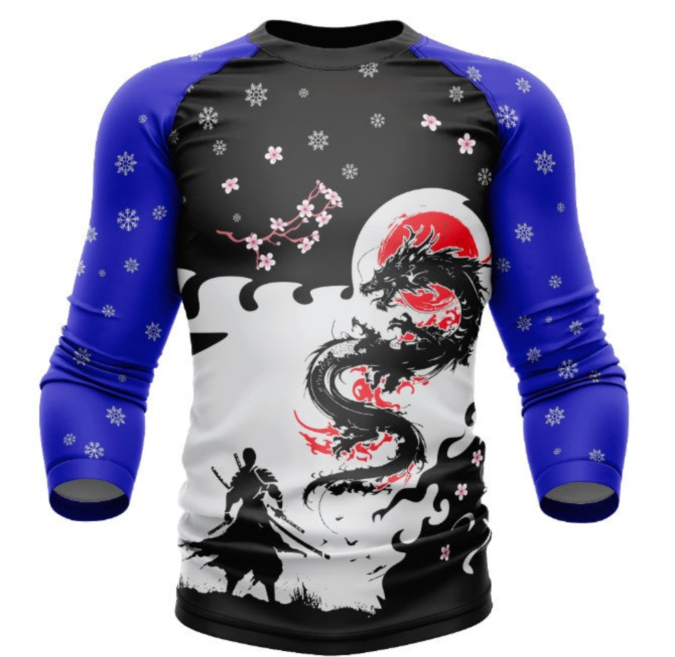 Ksworks dragon rashgaurd long sleeve