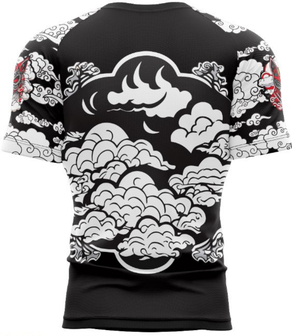 Ksworks cat ranked rashgaurd short sleeve