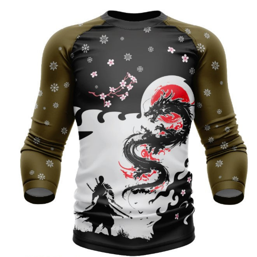 Ksworks dragon rashgaurd long sleeve