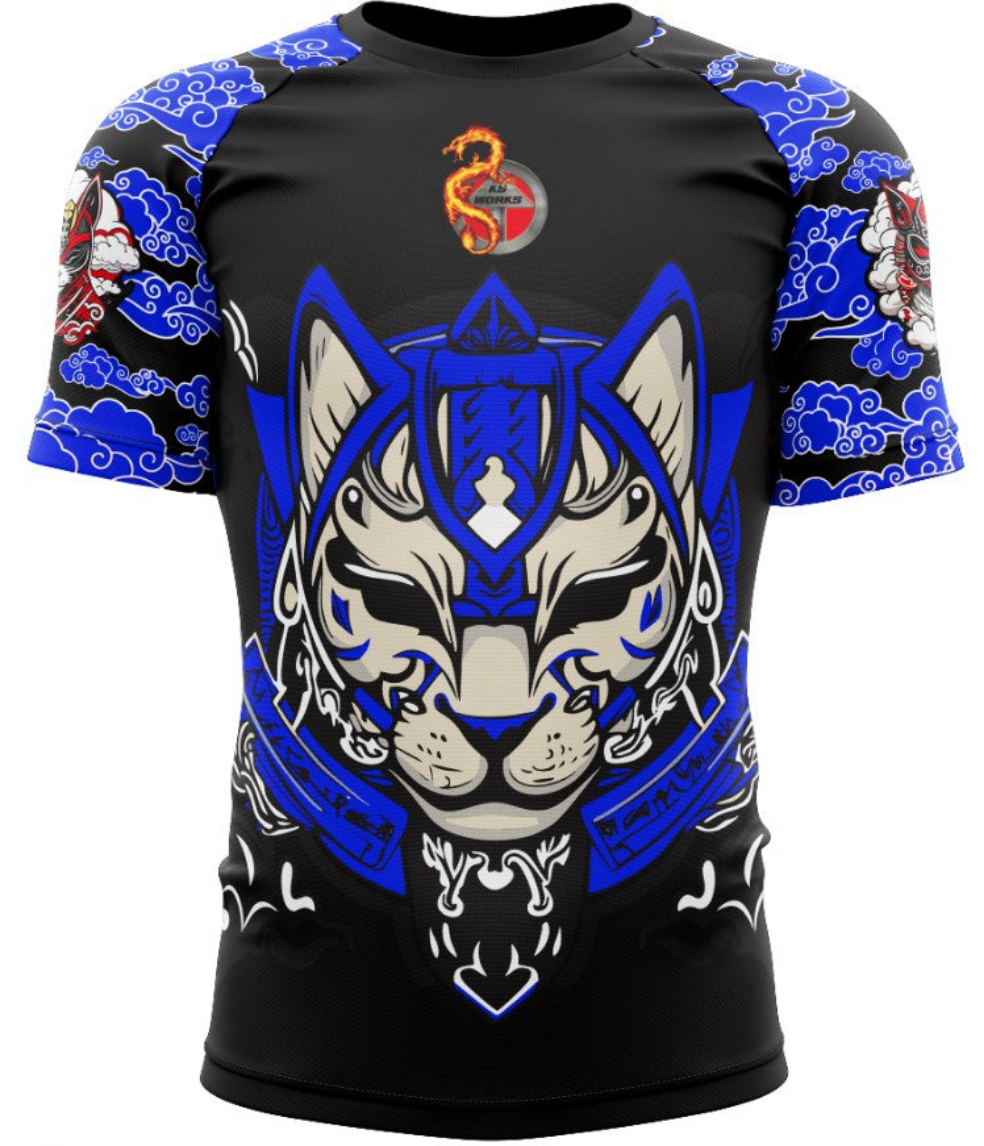 Ksworks cat ranked rashgaurd short sleeve
