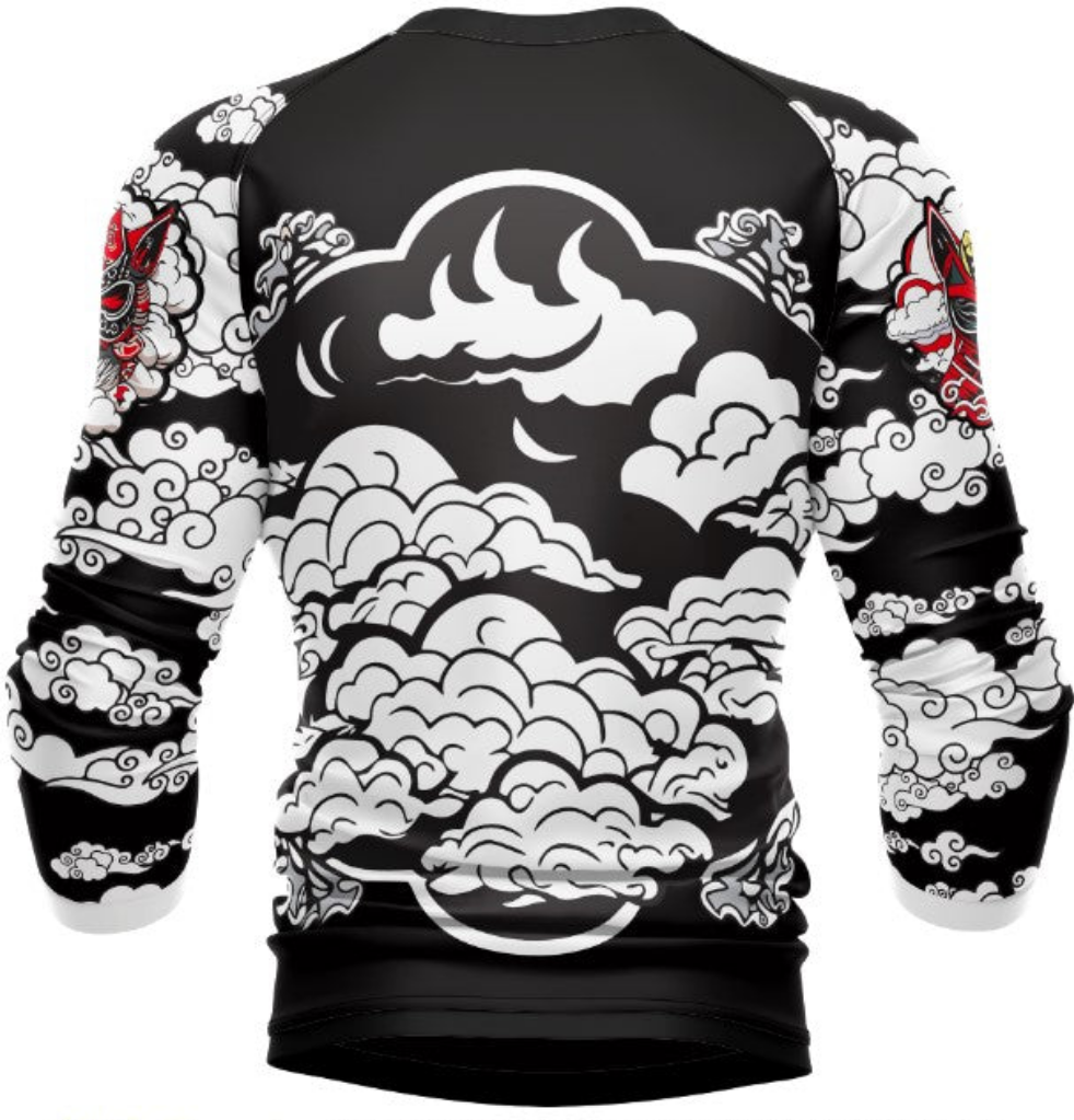 Ksworks Cat rashgaurd long sleeve