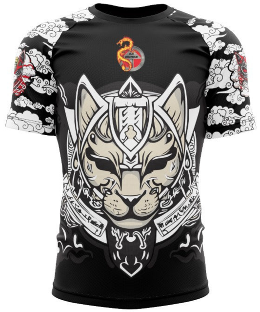 Ksworks cat ranked rashgaurd short sleeve