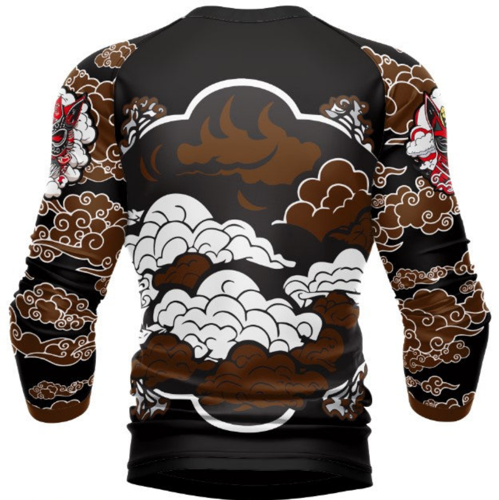 Ksworks Cat rashgaurd long sleeve