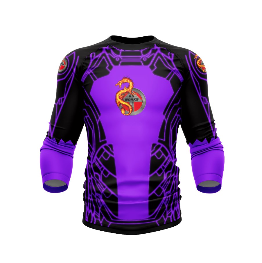 Ksworks original ranked rashgaurd long sleeve
