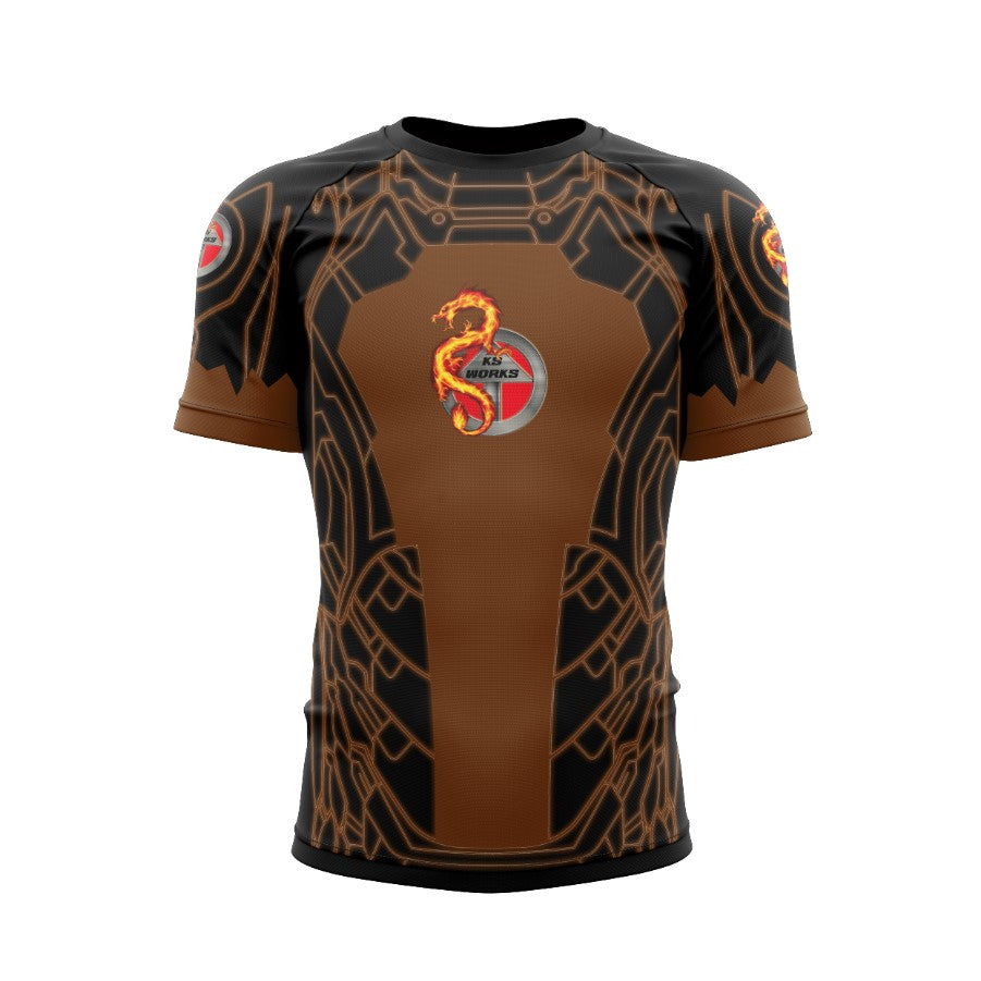 Ksworks original rashgaurd short sleeve