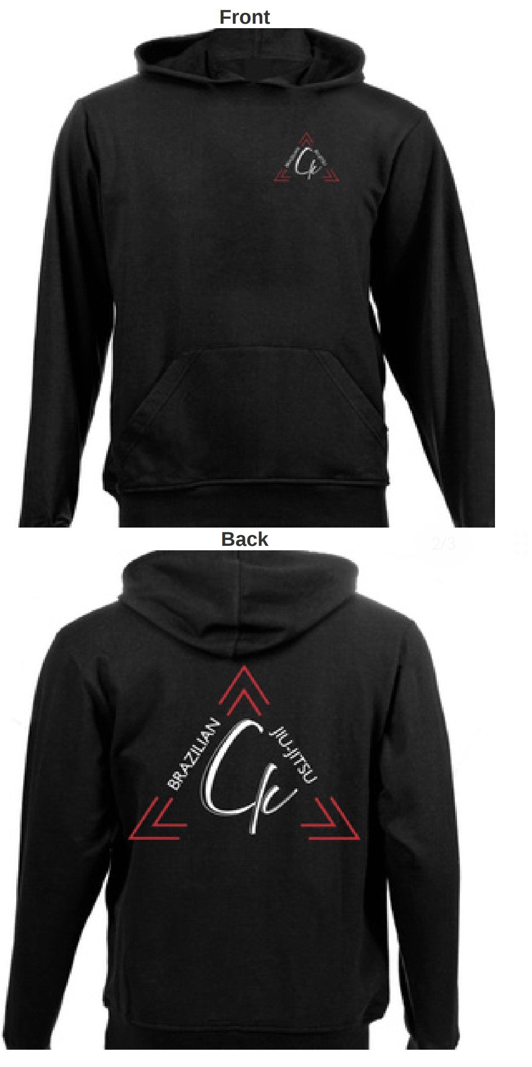 CK Brazilian jiu-jitsu hoodie