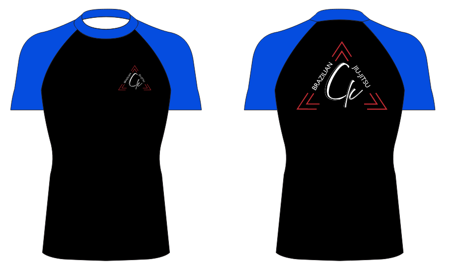 CK Brazilian jiu-jitsu short sleeve rashgaurd