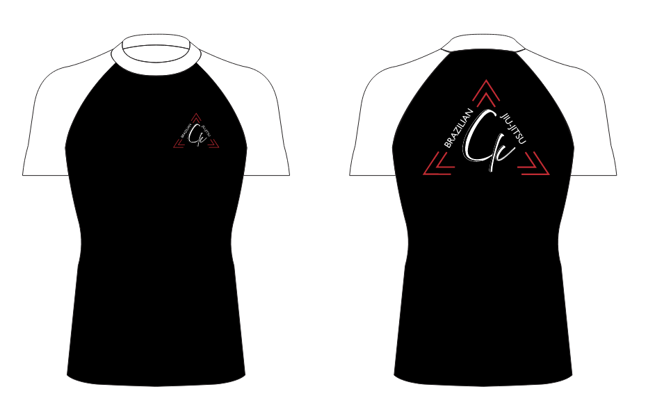 CK Brazilian jiu-jitsu short sleeve rashgaurd