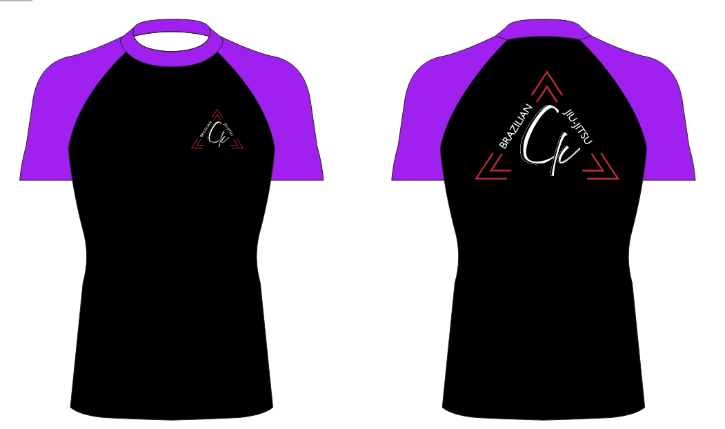 CK Brazilian jiu-jitsu short sleeve rashgaurd