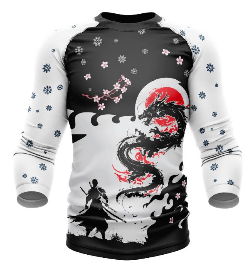 Ksworks dragon rashgaurd long sleeve