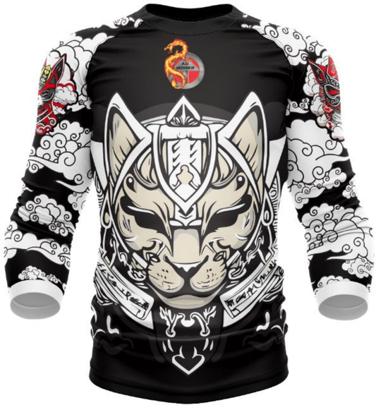 Ksworks Cat rashgaurd long sleeve