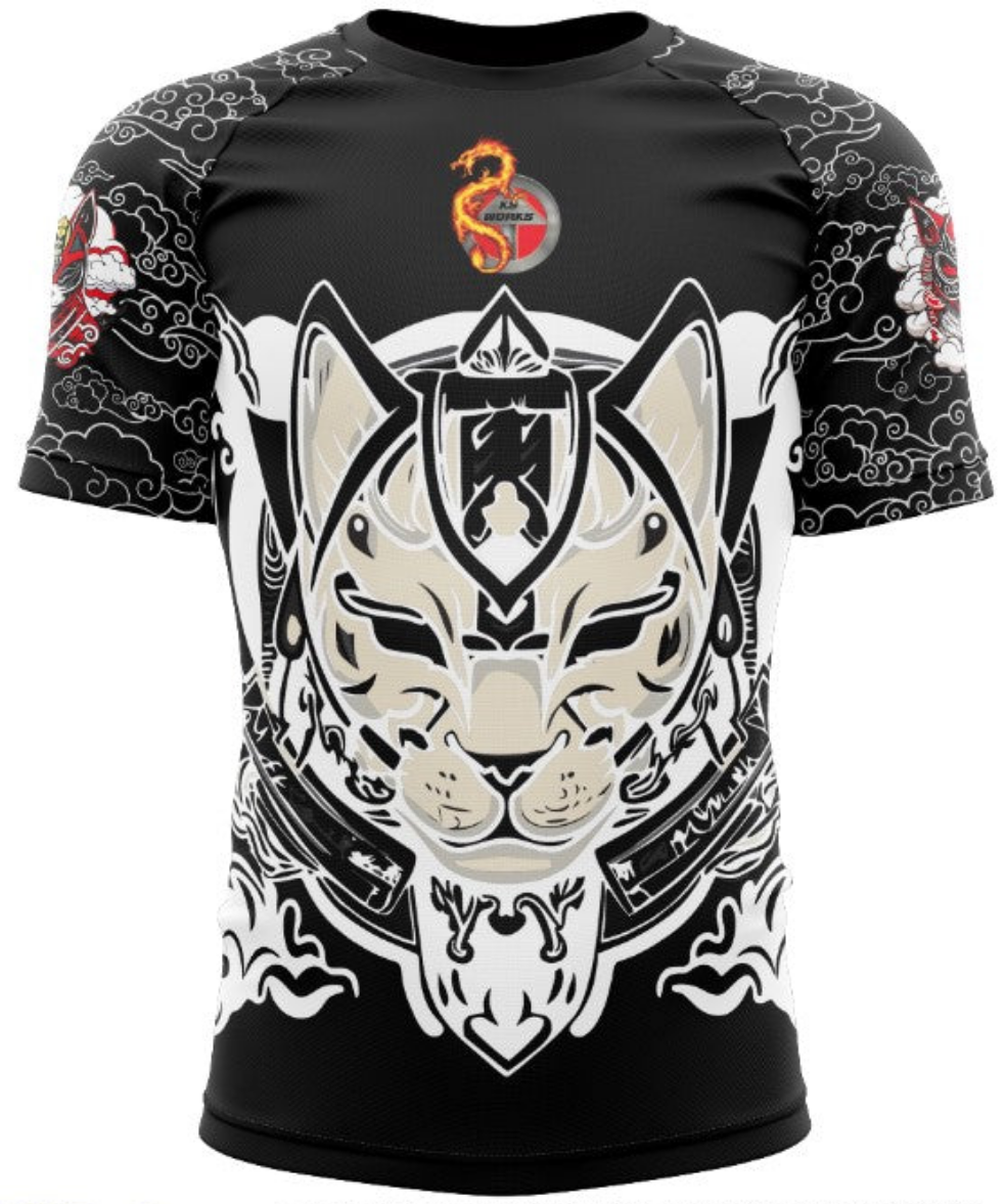 Ksworks cat ranked rashgaurd short sleeve