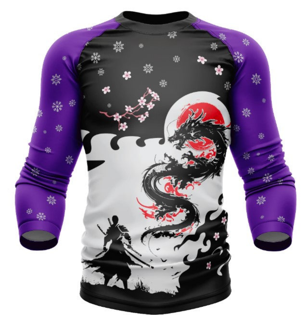 Ksworks dragon rashgaurd long sleeve