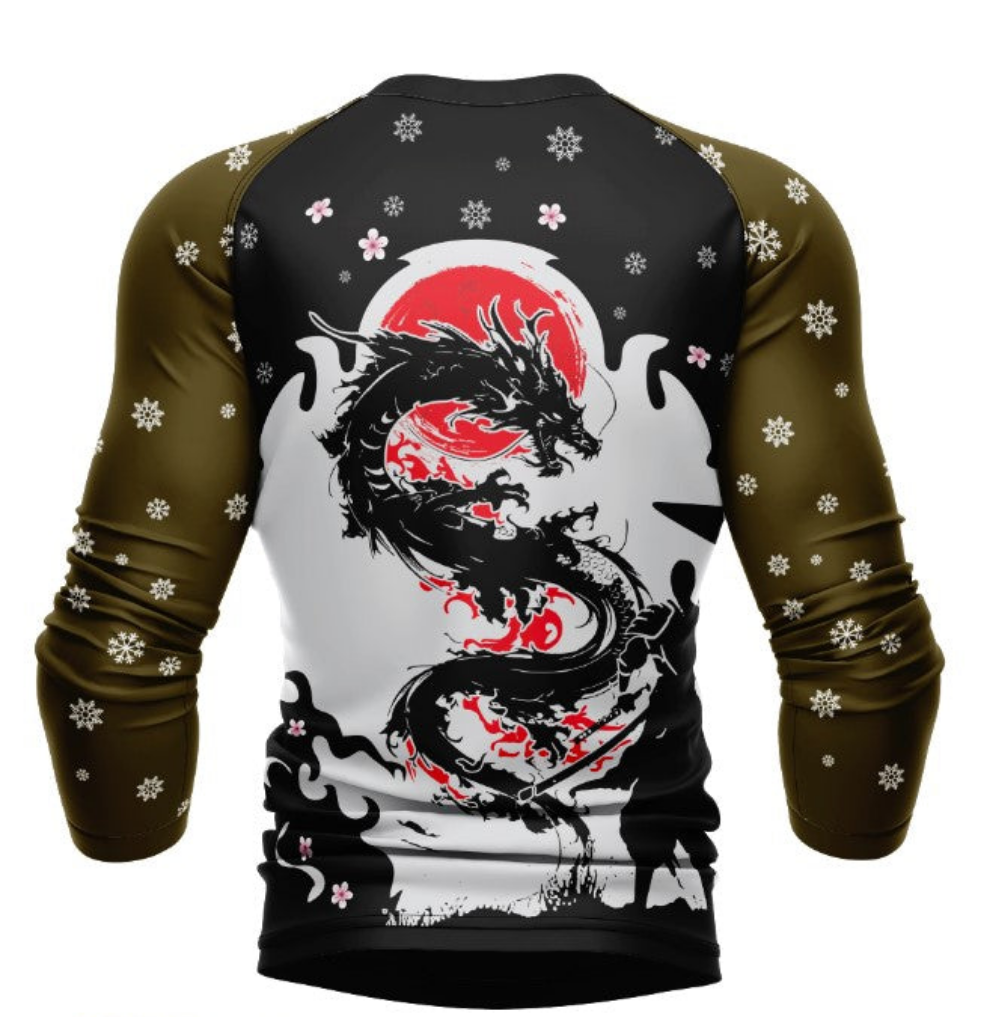 Ksworks dragon rashgaurd long sleeve