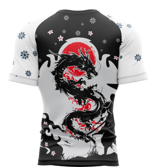 Ksworks dragon rashgaurd short sleeve