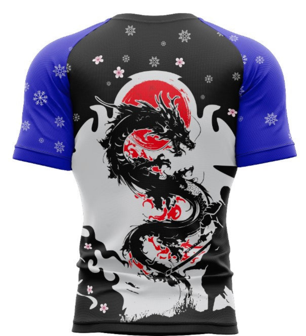 Ksworks dragon rashgaurd short sleeve