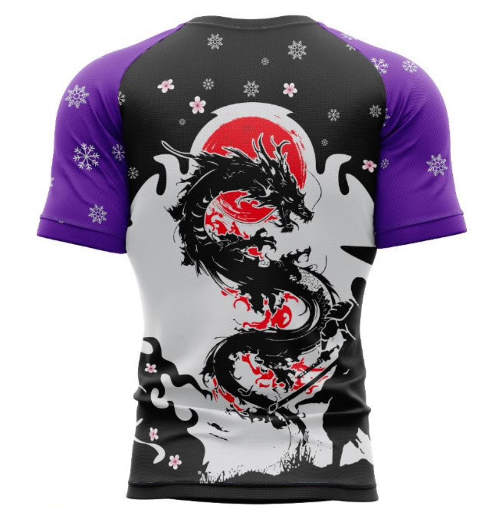 Ksworks dragon rashgaurd short sleeve