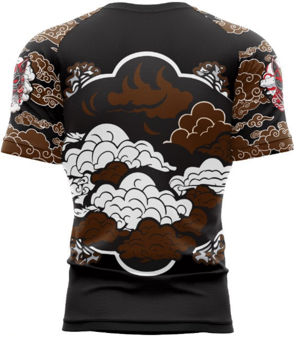 Ksworks cat ranked rashgaurd short sleeve