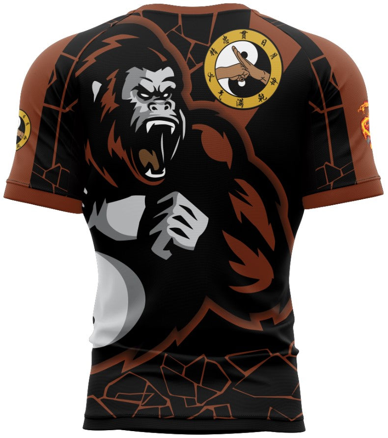 Gorilla short sleeve ranked rashgaurd