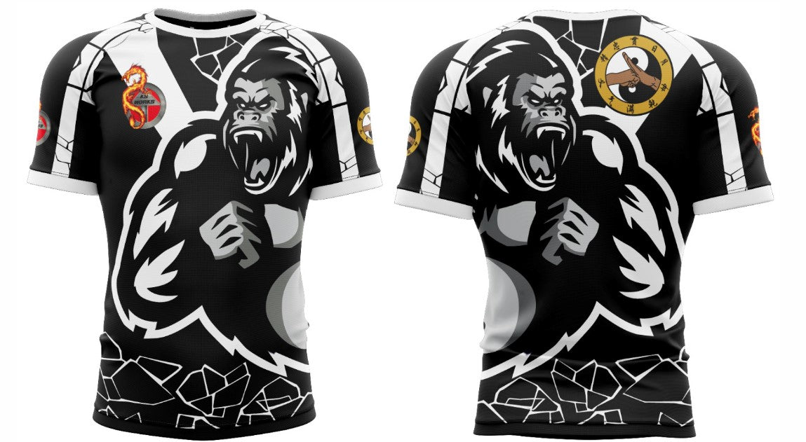 Gorilla short sleeve ranked rashgaurd