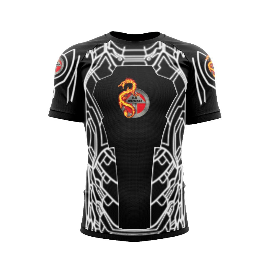Ksworks original rashgaurd short sleeve