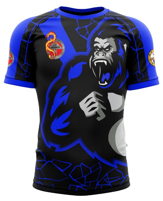 Gorilla short sleeve ranked rashgaurd