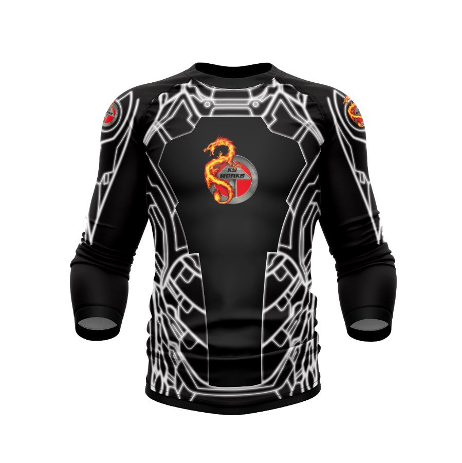Ksworks original ranked rashgaurd long sleeve