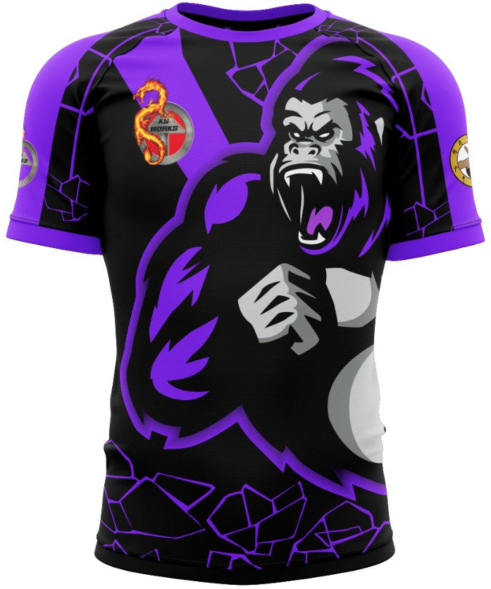 Gorilla short sleeve ranked rashgaurd