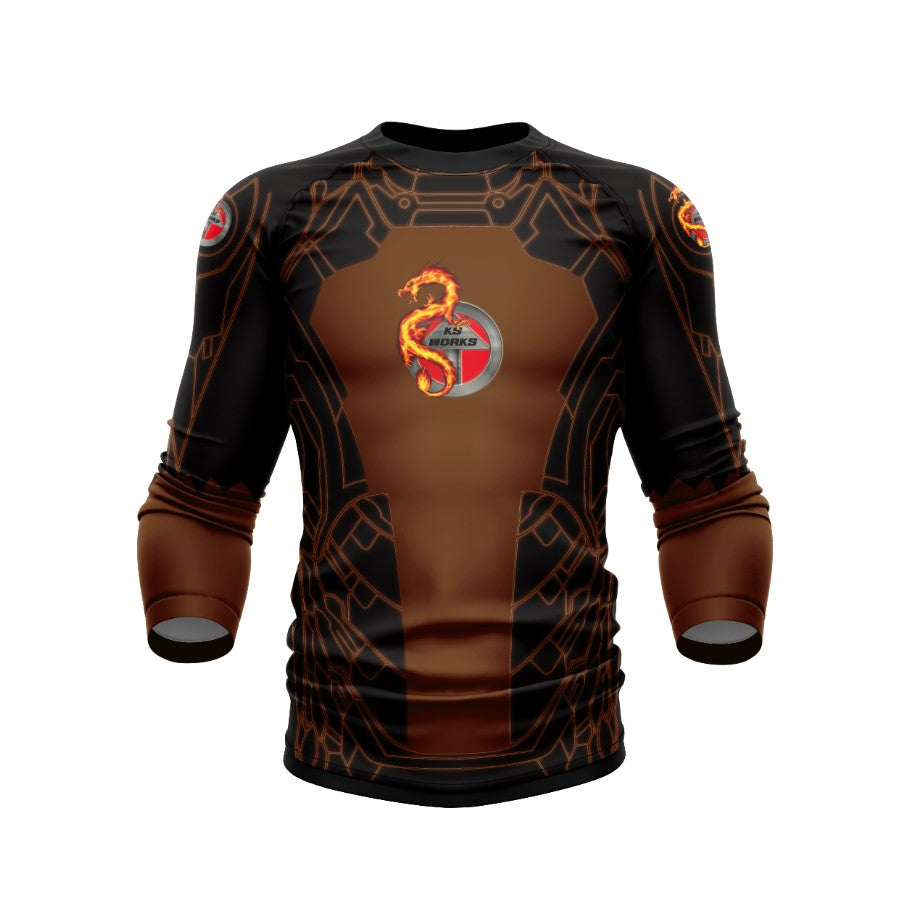Ksworks original ranked rashgaurd long sleeve